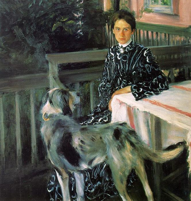 Boris Kustodiev Julia Kustodieva oil painting image